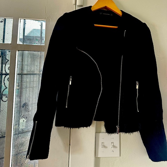 Zara Trafaluc Leather Jacket - Picture 1 of 3